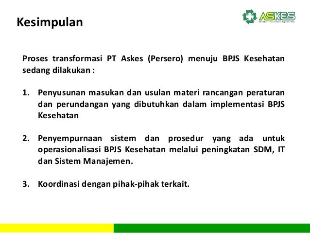 Contoh Kerjasama Optik Dengan Pt Askes