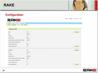 RAKE

     Configuration




32
 