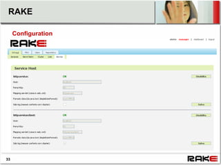 RAKE

     Configuration




33
 