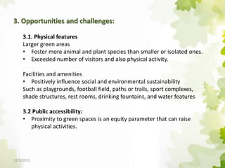 Sustainable Urban Open Green Spaces Opportunities and Challenges | PDF