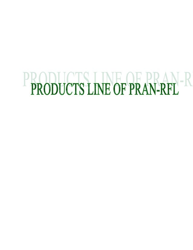 Pran Rfl Porduct Line