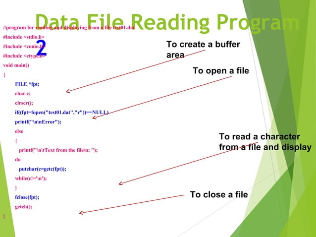 File in C Programming | PPT | Programming Languages | Computing