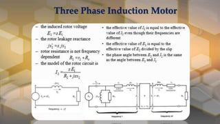 Equivalent Circuit of Three Phase Induction Motor | PPTX