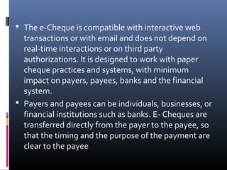 e-cheque | PPT
