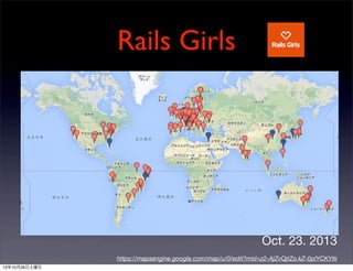 Rails Girls

Oct. 23. 2013
https://mapsengine.google.com/map/u/0/edit?mid=z2-AjZvQjtZo.kZ-0plYCKYtk
131026

 