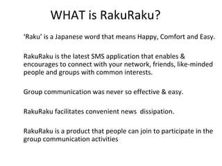 Raku Raku School Ppt | PPT