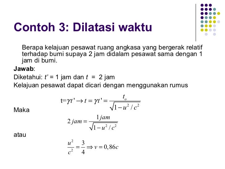 20+ Contoh Soal Dilatasi Waktu - Kumpulan Contoh Soal