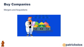 @patrickstox
Buy Companies
Mergers and Acquisitions
 