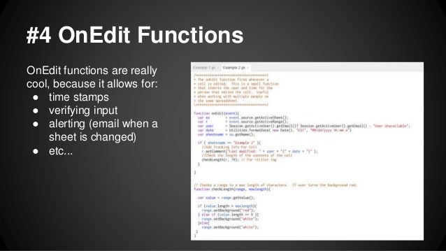 raleigh seo meetup 12 things you probably dont know about google s google sheets onedit