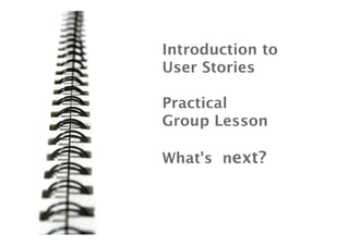 User Stories for your Product Backlog | PDF