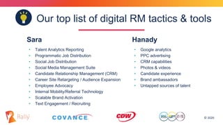 Rally Panel: Digital Marketing Strategies for Recruiting | PDF