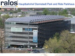 Hauptbahnhof Darmstadt Park and Ride Parkhaus 