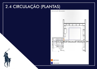 .
2.4 CIRCULAÇÃO (PLANTAS)
 