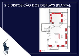 .
2.5 DISPOSIÇÃO DOS DISPLAYS (PLANTA):
 