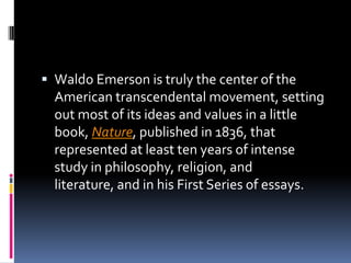 Ralph Waldo Emerson | PPTX