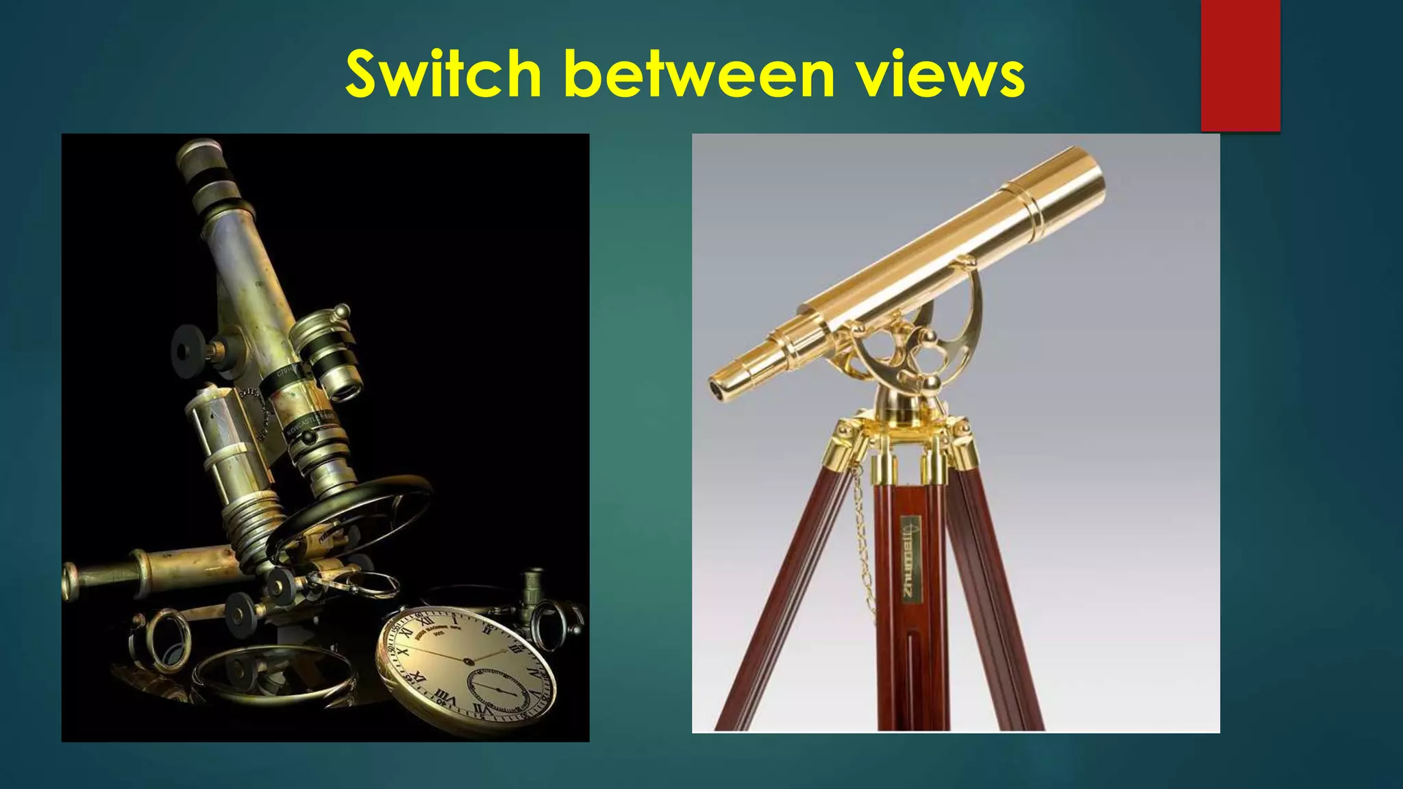 Switch between views