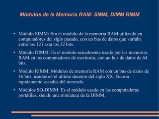 Memoria Rimm Memoria RAM | ODP