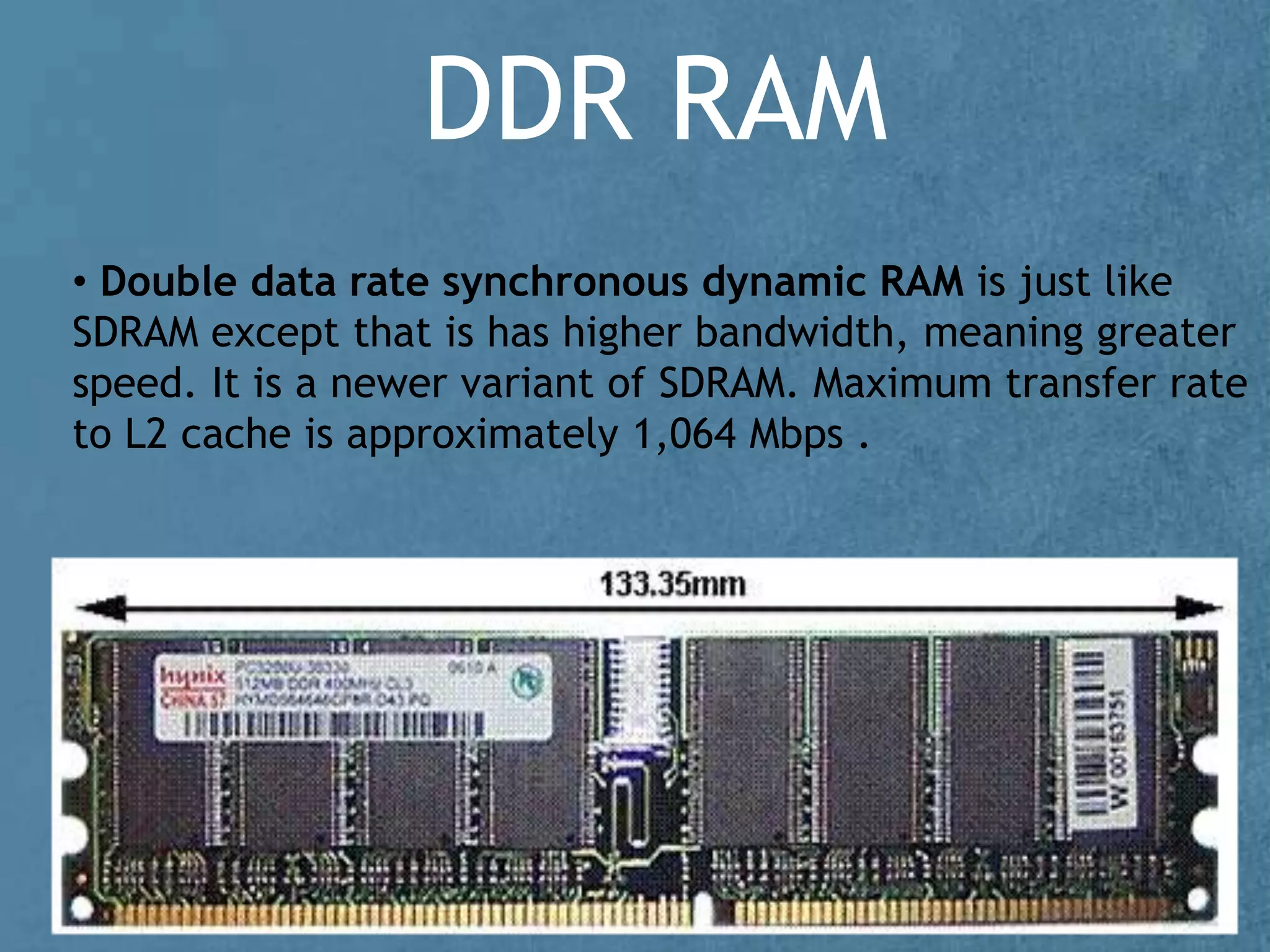 Types of RAM | PPTX