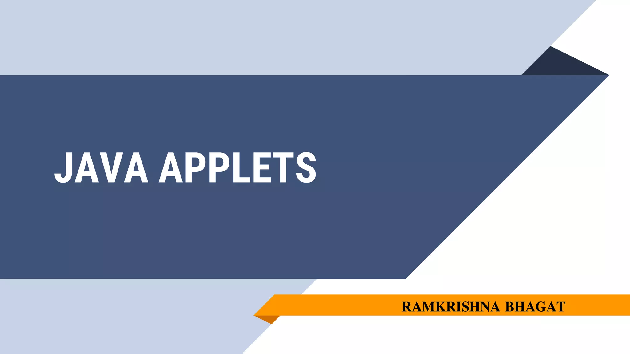 JAVA APPLETS | PPT