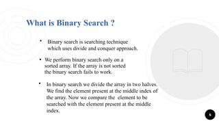 Binary search | PPT