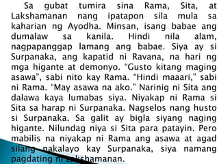 Mula Rama Filipino 9 Ikatlong Markahan Epikong Rama at Sita.pptx