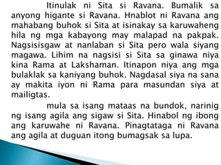 Mula Rama Filipino 9 Ikatlong Markahan Epikong Rama at Sita.pptx