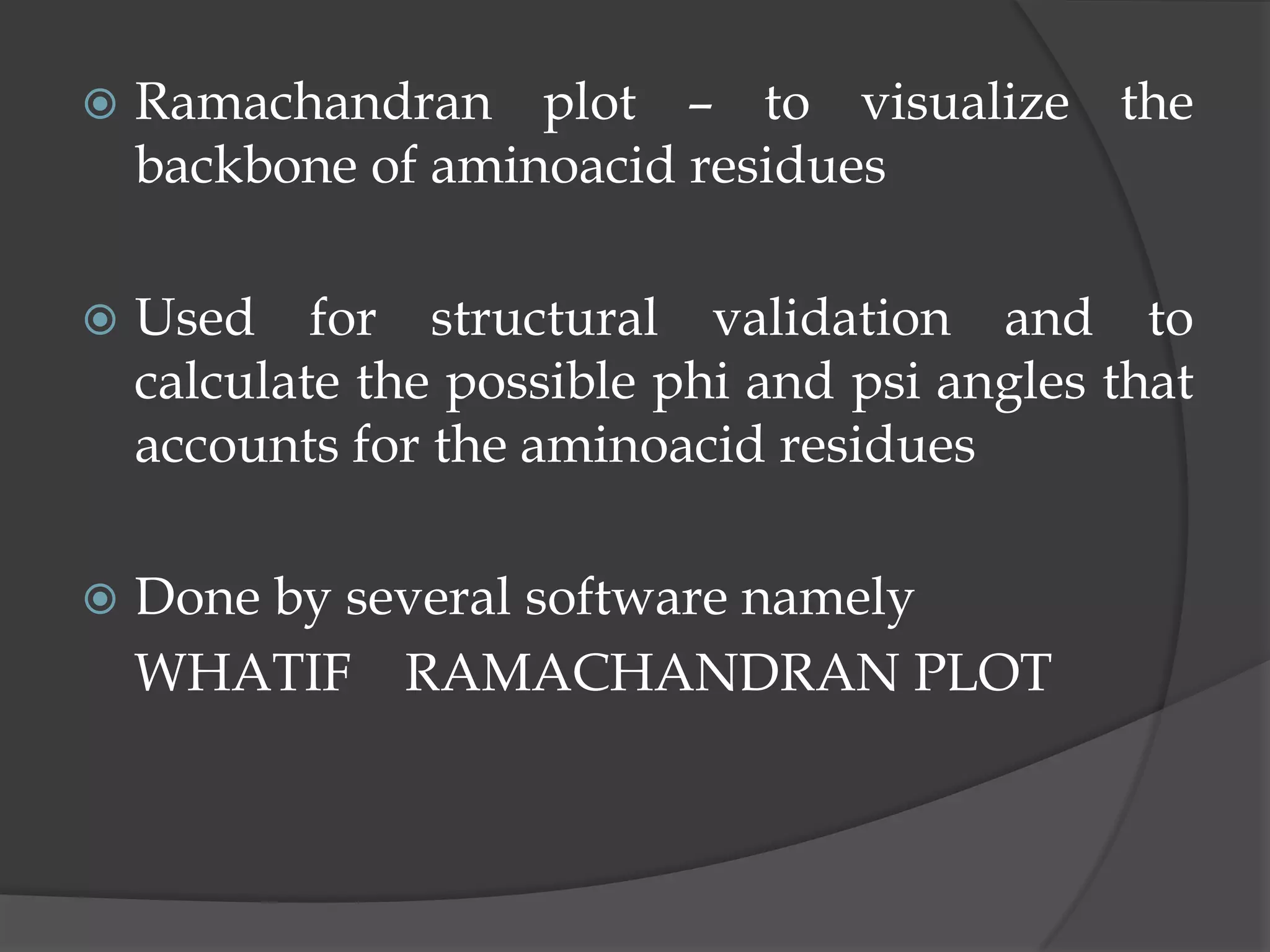 Ramachandran plot | PPTX