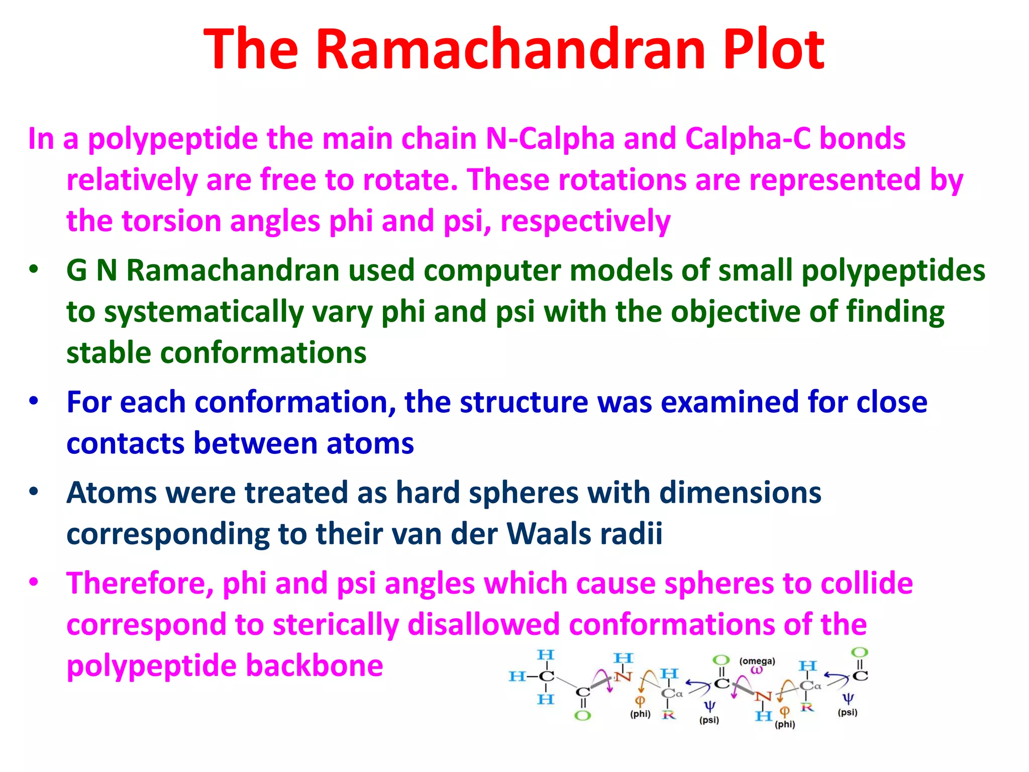 Ramachandran plot | PPTX