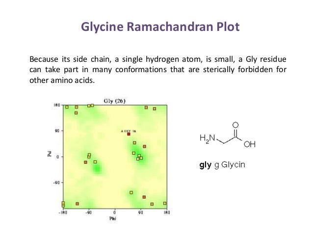 ramachandran plot glycine