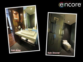 Hair dryer
             Rain Shower
 