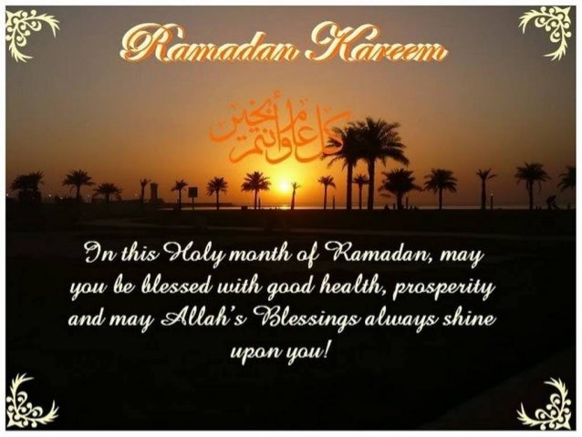 Ramadan best wishes
