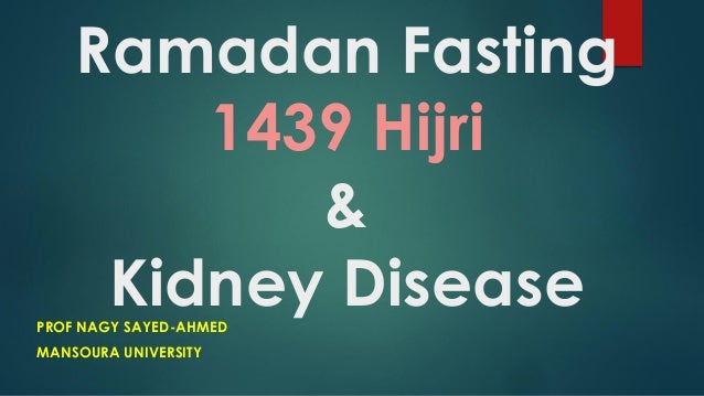 ramadan fasting and kidney stones
