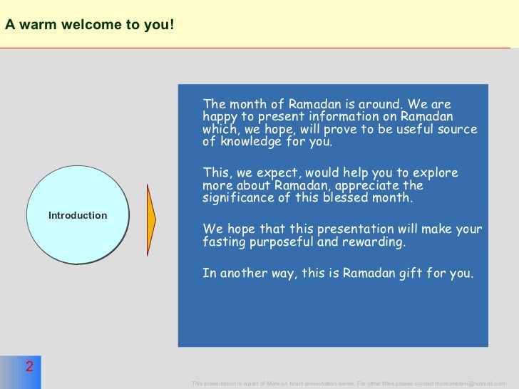Ramadan for body and soul
