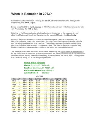 ramadan moon sighting vs calculation