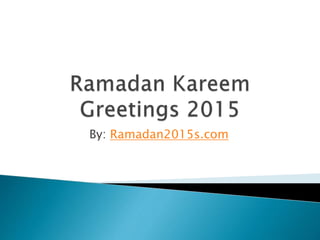 By: Ramadan2015s.com
 