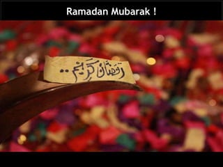 Ramadan Mubarak !
 