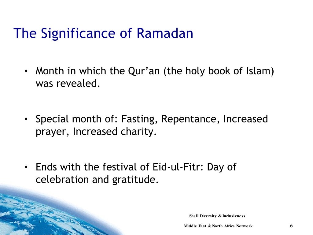 The Significance of Ramadan Month