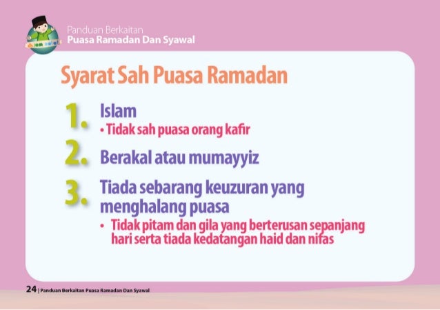Panduan Berkaitan Puasa Ramadan dan Syawal  JomSolat