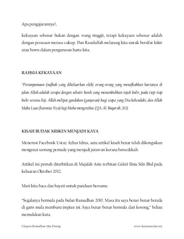 Ramadhan Akan Datang Ramadhan Akan Datang
