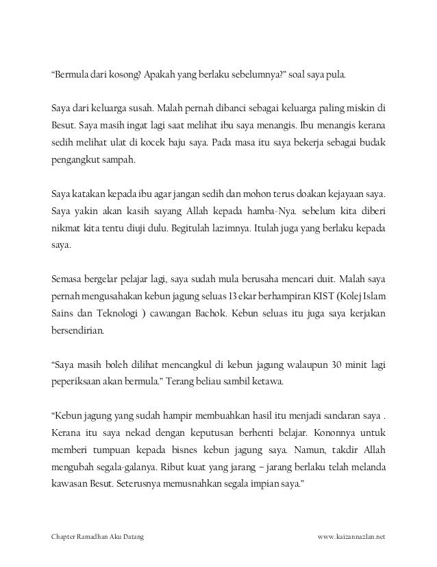 Ramadhan Akan Datang Ramadhan Akan Datang