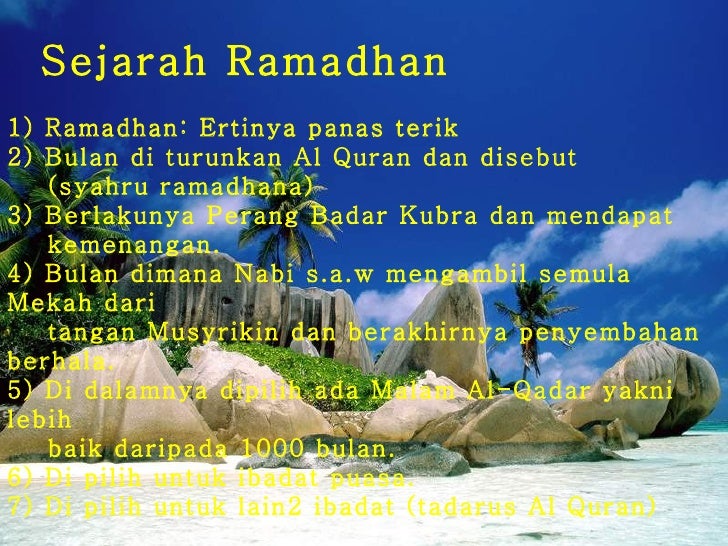 Ramadhan And Puasa Ramadhan And Puasa
