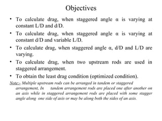 Staggered Rod unsteady flow simulation along staggered cylinder arrangement | PPT