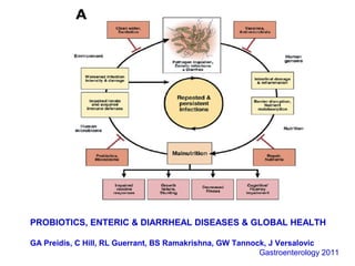 PROBIOTICS, ENTERIC & DIARRHEAL DISEASES & GLOBAL HEALTH
GA Preidis, C Hill, RL Guerrant, BS Ramakrishna, GW Tannock, J Versalovic
Gastroenterology 2011
 