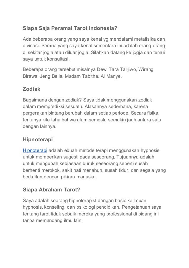 Ramalan Kartu Tarot Online Lndonesia Ramalan Kartu Tarot Online Lndonesia