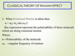 RAMAN SCATTERING EFFECT FOR THREE MOLECULES | PDF