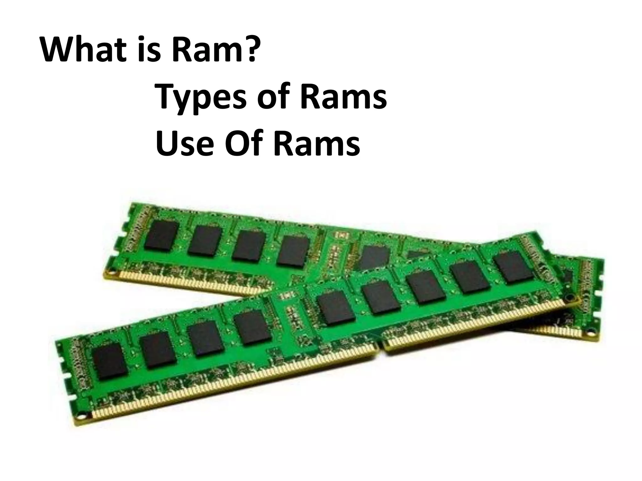 Ram and its types pdf
