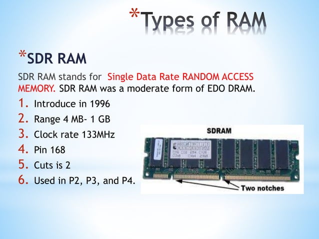Ram and its types | PPTX