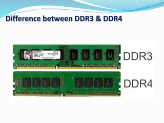 Difference between DDR3 & DDR4
 