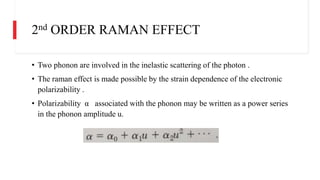 Raman Effect In Crystal | PPTX