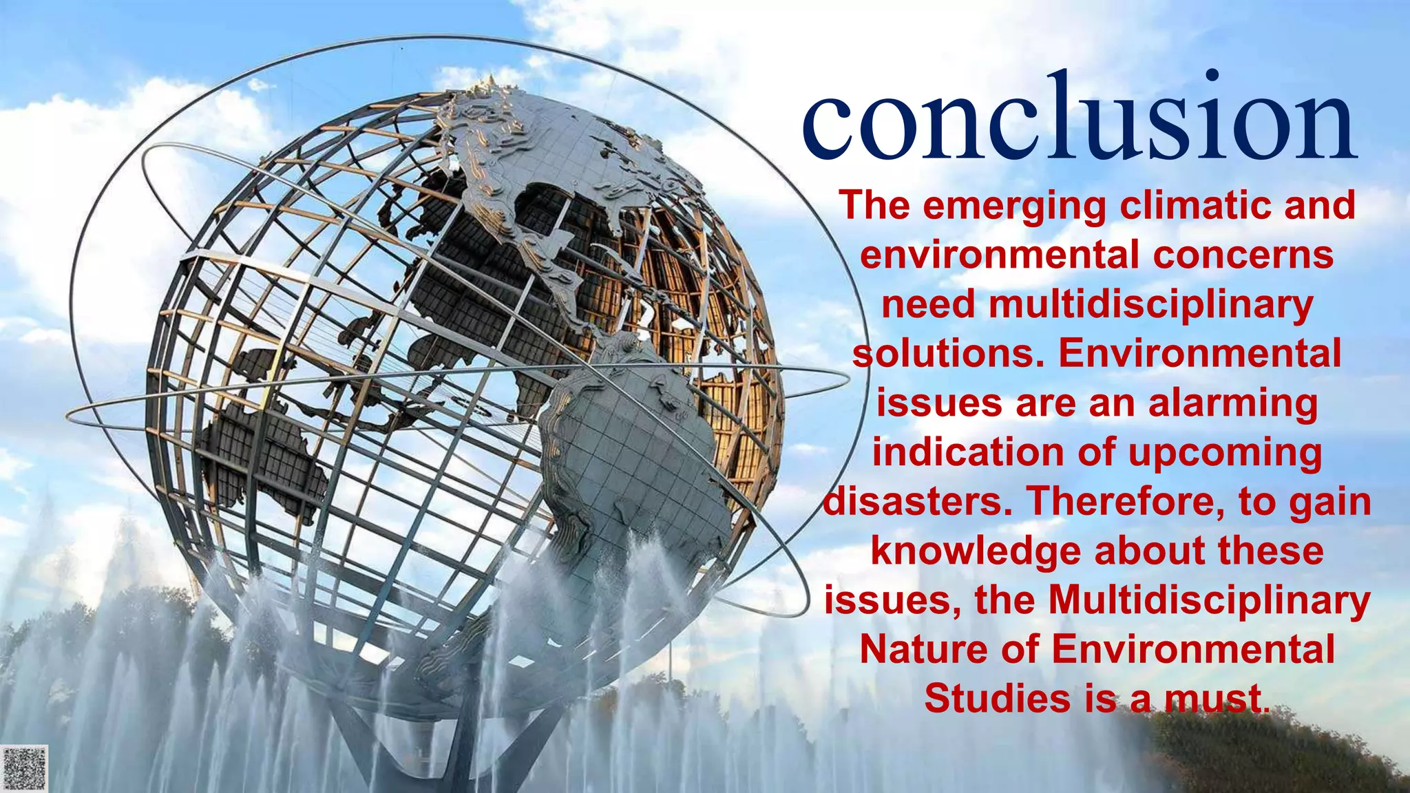 multidisciplinary nature of environmental studies | PPT